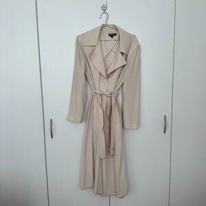 DKNY Trench Coat in Dusty Rose